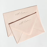 With Love Envelopes — Gold & Soft Peach