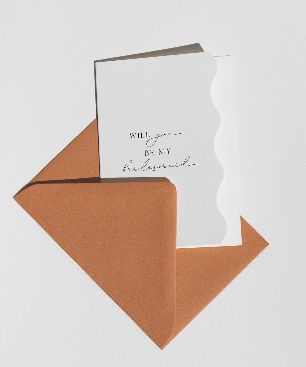 Bridesmaid Cards — Folded
