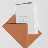 Bridesmaid Cards — Folded