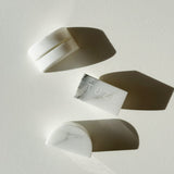 Marble Semi Hold — Calacatta White
