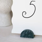 Table Numbers — Wave Sides