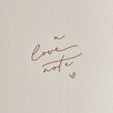 A Love Note