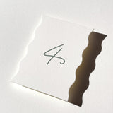 Table Numbers — Wave Sides