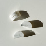Marble Semi Hold — Calacatta White