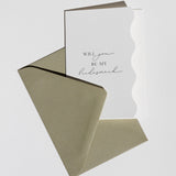 Bridesmaid Cards — Folded